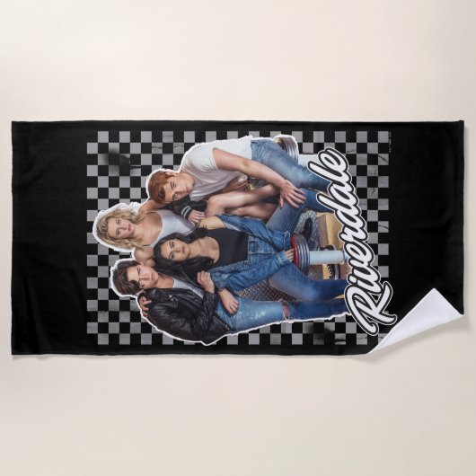 Serviette De Plage Graphique du groupe Retro Riverdale (Devant)