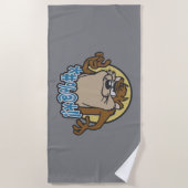 Serviette De Plage Graphique en cercle extensible TAZ™ (Devant)