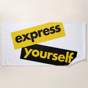 Serviette De Plage Graphisme moderne, vibrant et audacieux de Exprime