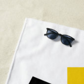 Serviette De Plage Graphisme moderne, vibrant et audacieux de Exprime (En situation)