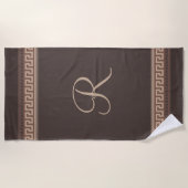 Serviette De Plage Greek Key (Devant)
