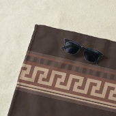 Serviette De Plage Greek Key (En situation)