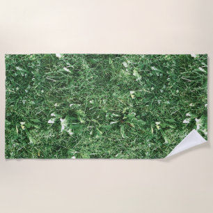 Serviette De Plage Green Grass Novelty