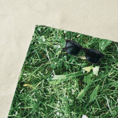 Serviette De Plage Green Grass Novelty (En situation)