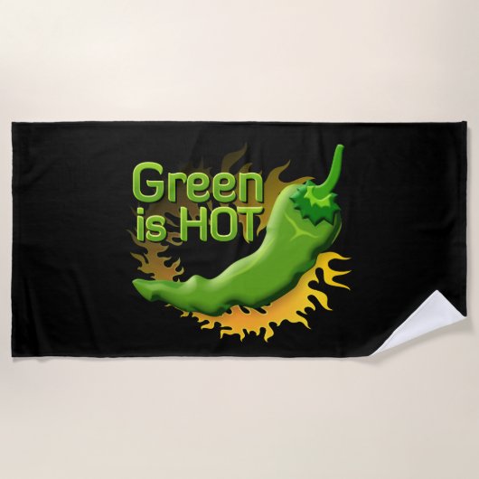 Serviette De Plage Green is HOT (Devant)