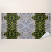 Serviette De Plage Green Moss & Nature Earth Art (Devant)