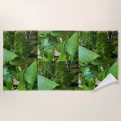 Serviette De Plage Green peppers (Devant)