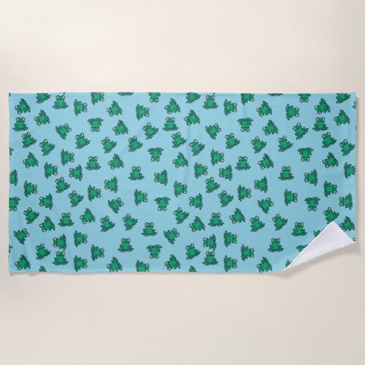 Serviette De Plage grenouille (Devant)