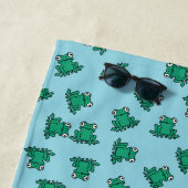 Serviette De Plage grenouille (En situation)