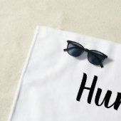 Serviette De Plage Grenouille verte groovy (En situation)