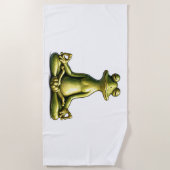 Serviette De Plage Grenouille Zen (Devant)