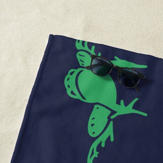 Serviette De Plage Grenouilles (En situation)