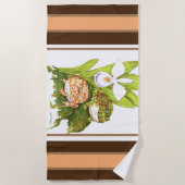 Serviette De Plage Grenouilles à cornes (Devant)