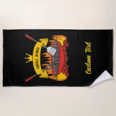 Serviette De Plage Grill King (Devant)