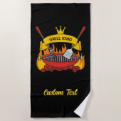 Serviette De Plage Grill King (Devant)