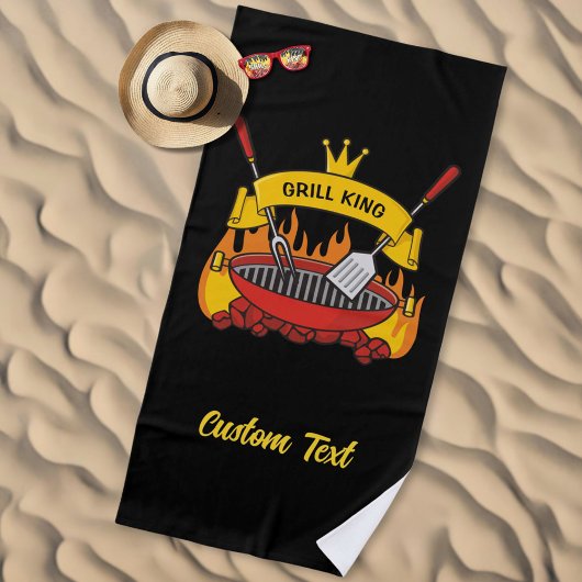 Serviette De Plage Grill King