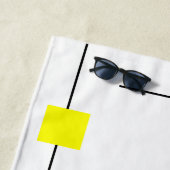 Serviette De Plage Grille Bauhaus (En situation)