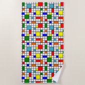 Serviette De Plage Grille Bauhaus (Devant)