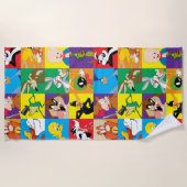 Serviette De Plage Grille de caractères LOONEY TUNES™ (Devant)