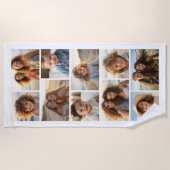 Serviette De Plage Grille photo minimal moderne 10 - Blanc (Devant)