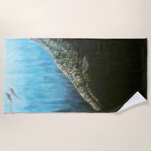 Serviette De Plage Gris (Devant)