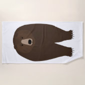 Serviette de plage Grizzly Bear (Devant)