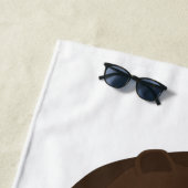 Serviette de plage Grizzly Bear (En situation)