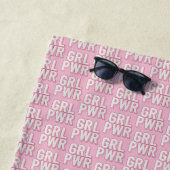 SERVIETTE DE PLAGE GRL PWR (En situation)