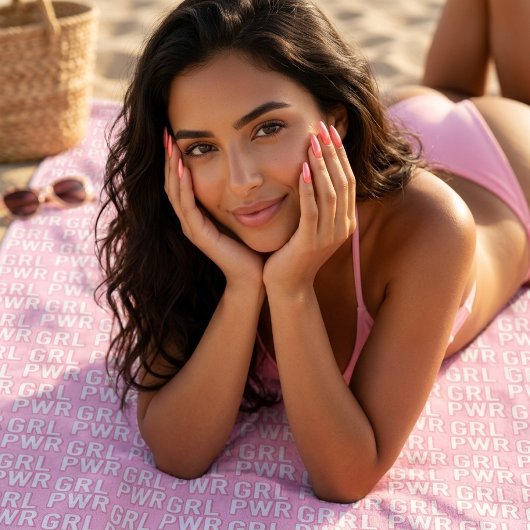 SERVIETTE DE PLAGE GRL PWR