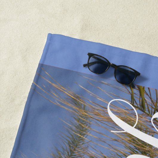 Serviette De Plage Groomsman Palm Trees Beach Towne (En situation)