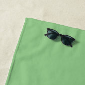Serviette De Plage Gros point jaune (En situation)