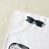 Serviette De Plage Gros Points, Confiance tranquille (En situation)