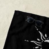 Serviette De Plage Groupe Silver Unalome (En situation)