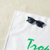 Serviette De Plage Grue tropicale (En situation)