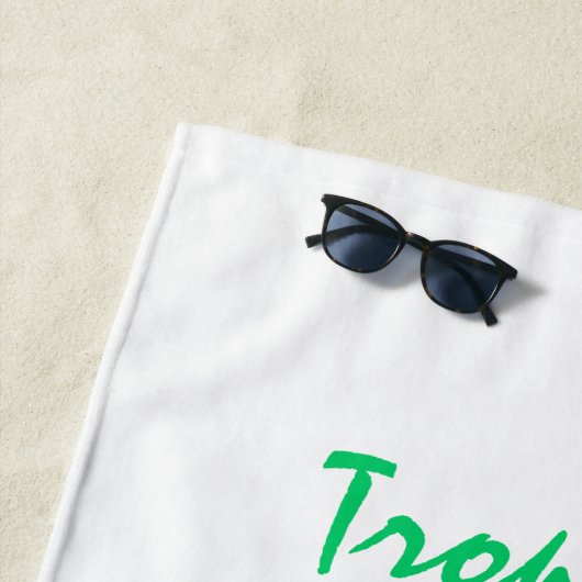 Serviette De Plage Grue tropicale (En situation)