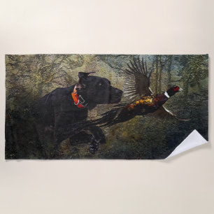 Serviette De Plage GSP, Chasse faisan