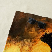 Serviette De Plage Guerrier (En situation)