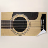 Serviette De Plage Guitare (Devant)