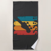Serviette De Plage Guitare basse (Devant)