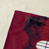 Serviette De Plage Guitare Cove (En situation)