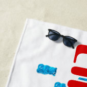 Serviette De Plage Gummy Jelly  (En situation)