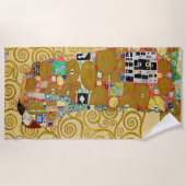 Serviette De Plage Gustav Klimt Exécution Nouveau Couple (Devant)