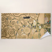 Serviette De Plage Gustav Klimt - L'Arbre de Vie, La Frieze Stoclet (Devant)
