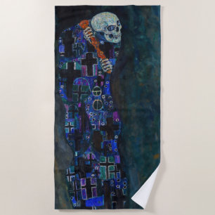 Serviette De Plage Gustav Klimt - Mort et vie