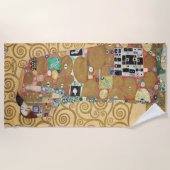 Serviette De Plage Gustav Klimt - Réalisation, Stoclet Frieze (Devant)