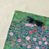 Serviette De Plage Gustav Klimt - Rosiers sous les arbres (En situation)