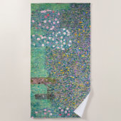 Serviette De Plage Gustav Klimt - Rosiers sous les arbres (Devant)