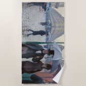 Serviette De Plage Gustave Caillebotte - Paris Street ; Rainy Day (Devant)