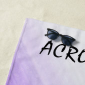 Serviette de plage Gymnastique acrobatique avec ju (En situation)