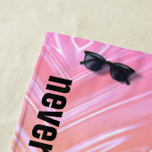 Serviette De Plage Gymnastique Arc-en-ciel "Elle Persistait Néanmoins (En situation)